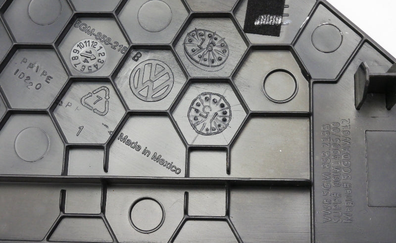 RH Dash End Trim Cover 15-21 VW Golf GTI Sportwagen Alltrack MK7 - 5GM 858 218 B