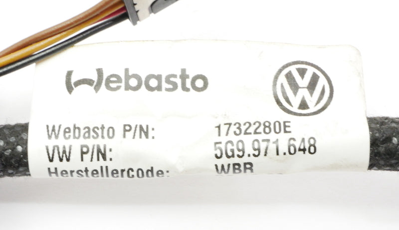 Pano Sunroof Wiring Harness 15-17 VW Golf Sportwagen Alltrack MK7 - 5G9 971 648