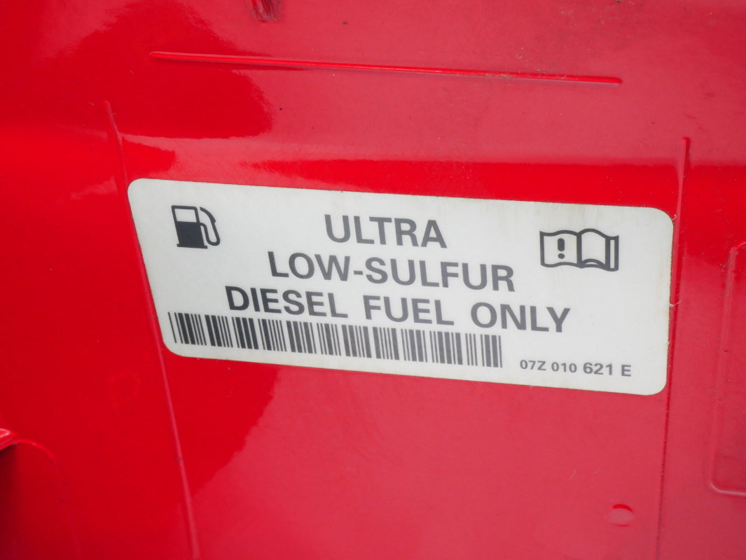 Gas Fuel Door Cap Cover Assembly 09-14 VW Jetta Sportwagen TDI Red - 1K9 809 857