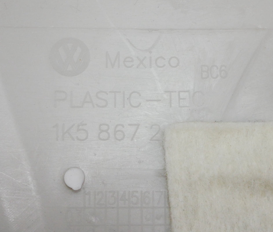 LH B Pillar Trim Cover Seatbelt Slider 10-14 VW Jetta Sportwagen ~ 1K5 867 243 G