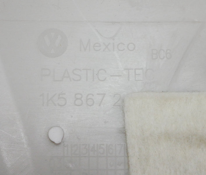 LH B Pillar Trim Cover Seatbelt Slider 10-14 VW Jetta Sportwagen ~ 1K5 867 243 G