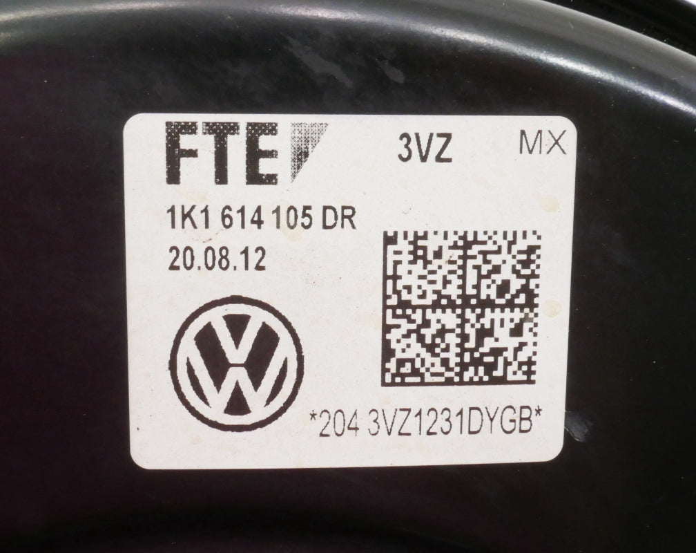 Brake Booster 10-18 VW Jetta Golf MK6 Sedan ~ Genuine FTE ~ 1K1 614 105 DR