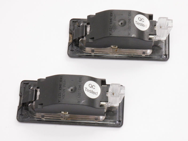 2x License Plate Lamp Light 11-17 VW Jetta Tiguan Touareg - Genuine 5N0 943 021