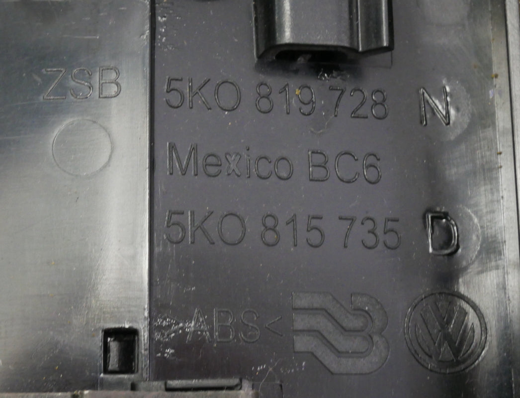 Dash Air Vent Set 10-14 VW Jetta Sportwagen Golf GTI MK6 - 5K0 819 728 N