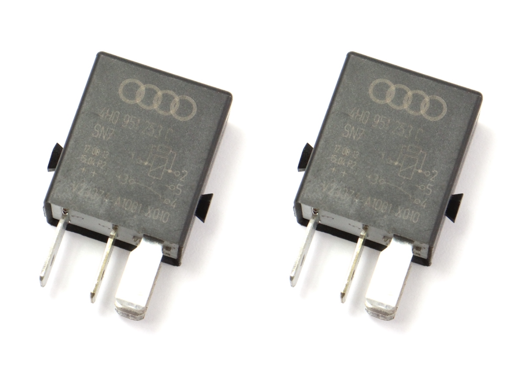 2x Fuel Pump Relay 646 Passat Jetta Golf GTI Beetle A3 A4 A6 Q5 - 4H0 951 253 C