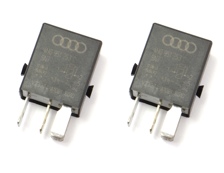 2x Fuel Pump Relay 646 Passat Jetta Golf GTI Beetle A3 A4 A6 Q5 - 4H0 951 253 C