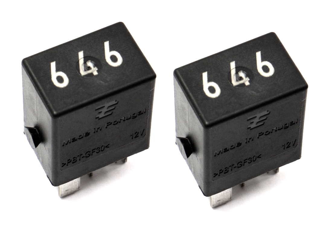 2x Fuel Pump Relay 646 Passat Jetta Golf GTI Beetle A3 A4 A6 Q5 - 4H0 951 253 C