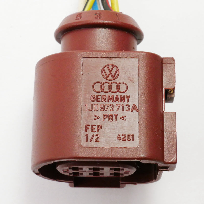 O2 Oxygen Sensor Plug Pigtail 10-14 VW Jetta Golf MK6 TDI CJAA - 1J0 973 713 A