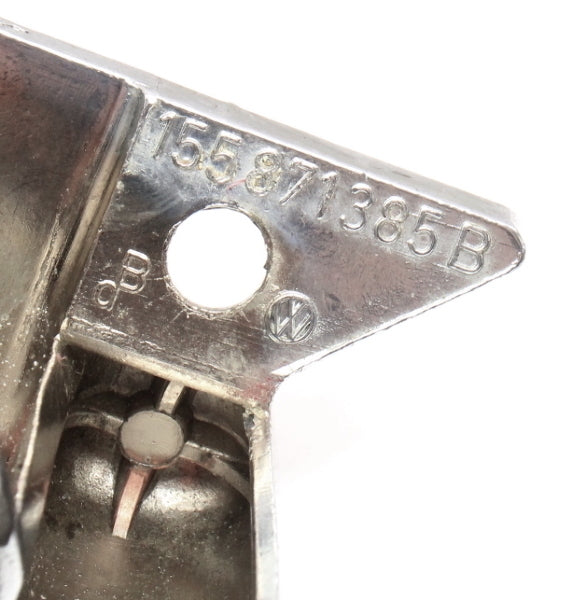 LH Convertible Top Latch Receivers 80-93 VW Rabbit Cabriolet MK1 - 155 871 385 B