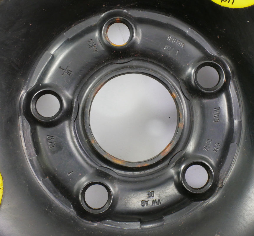 Spare Tire 15" Steel Wheel Rim 05-14 VW Rabbit Golf Jetta Mk5 MK6 1K0 601 027 T