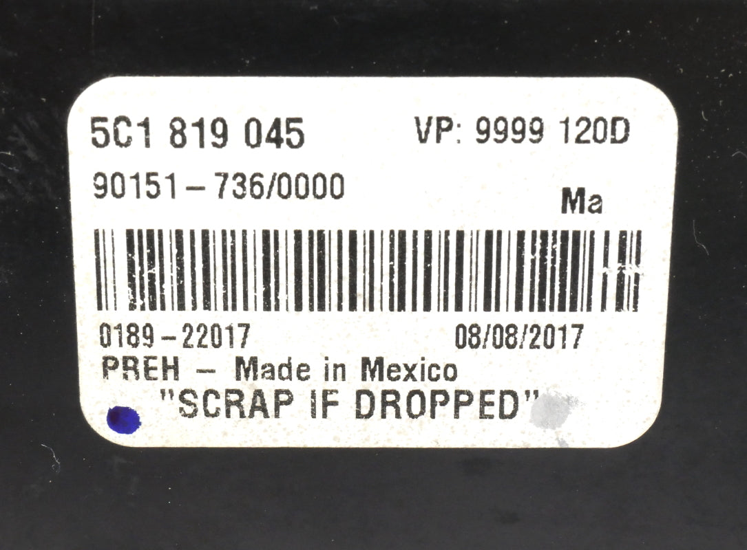 HVAC Climate Controls 11-18 VW Jetta Sedan MK6 - Genuine - 5C1 819 045
