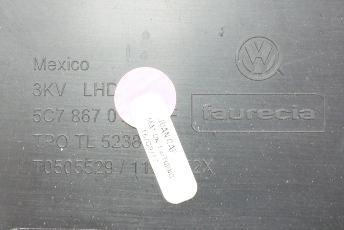 Driver Front Door Panel 11-18 VW Jetta MK6 Sedan - Genuine - 5C7 867 011 D