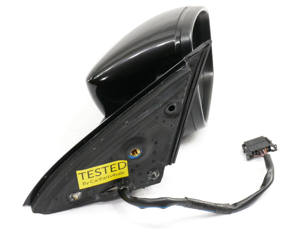 RH Side View Door Exterior Mirror 11-18 VW Jetta Sedan MK6 L041 Black - Genuine