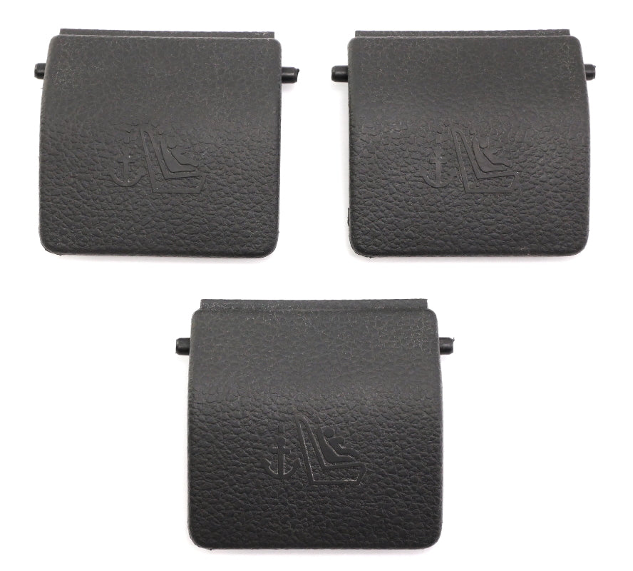 3x Child Seat Latch Anchor Trim Cover Caps 11-18 VW Jetta MK6 Sedan 5C6 887 301
