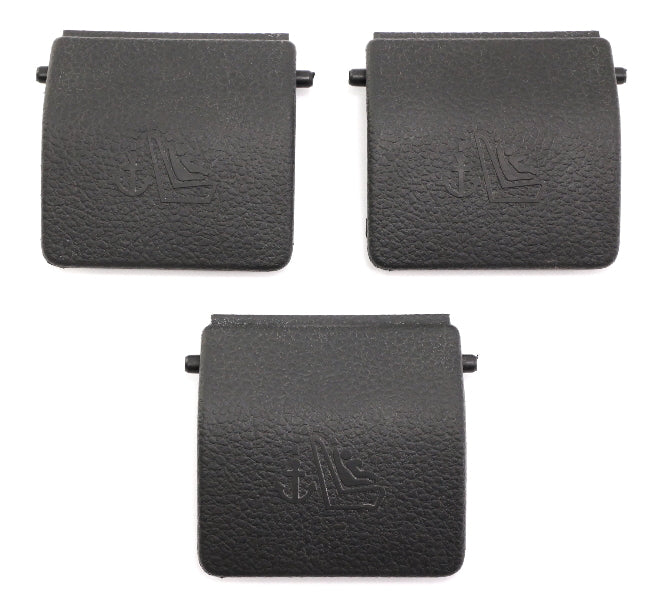 3x Child Seat Latch Anchor Trim Cover Caps 11-18 VW Jetta MK6 Sedan 5C6 887 301