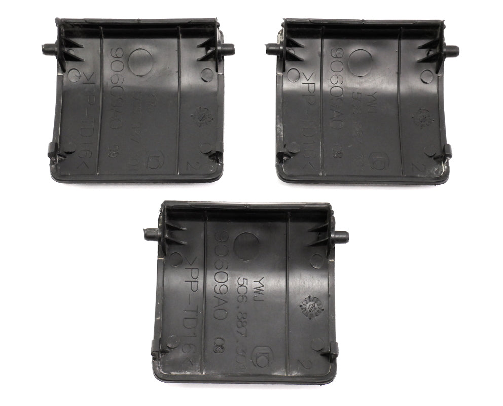 3x Child Seat Latch Anchor Trim Cover Caps 11-18 VW Jetta MK6 Sedan 5C6 887 301