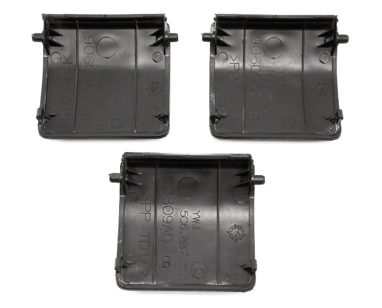 3x Child Seat Latch Anchor Trim Cover Caps 11-18 VW Jetta MK6 Sedan 5C6 887 301