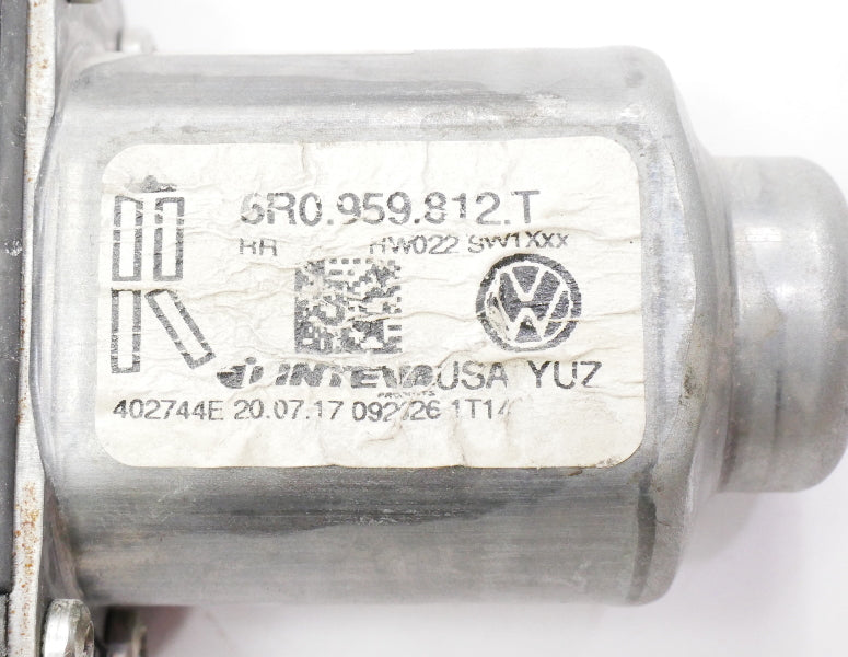 RH Rear Window Motor 11-18 VW Jetta Sedan MK6 - Genuine - 6R0 959 812 T