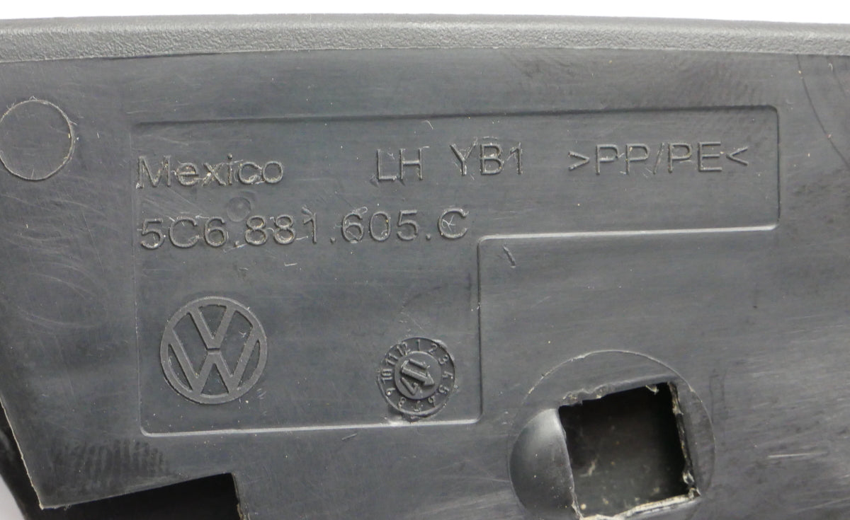 LH Seat Back Rest Handle 11-18 VW Jetta MK6 Sedan - Genuine - 5C6 881 605 C