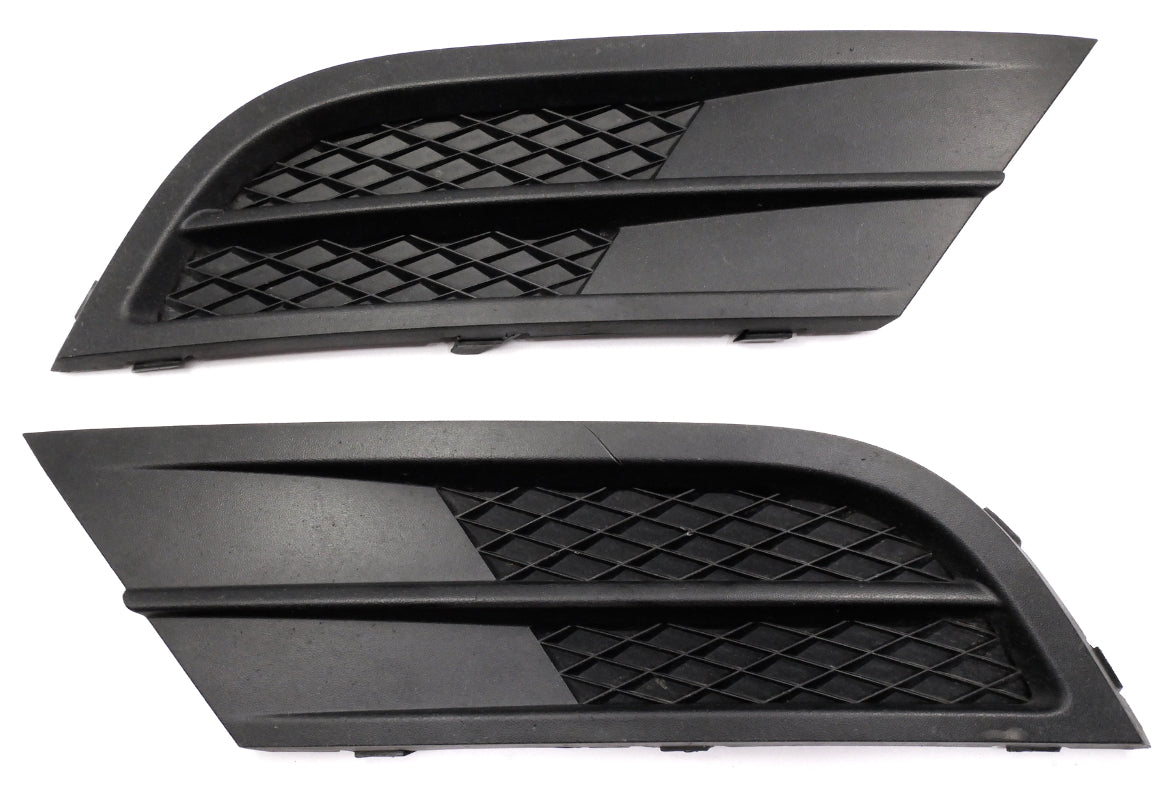 Front Lower Bumper Grilles Set 15-18 VW Jetta MK6 Genuine 5C6 853 665 J / 666 G
