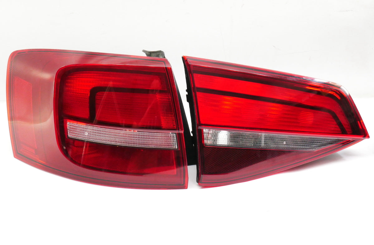 Tail Light Lamp Set 15-18 VW Jetta Mk6 Sedan - Genuine - 5C6 945 093 094 095 096