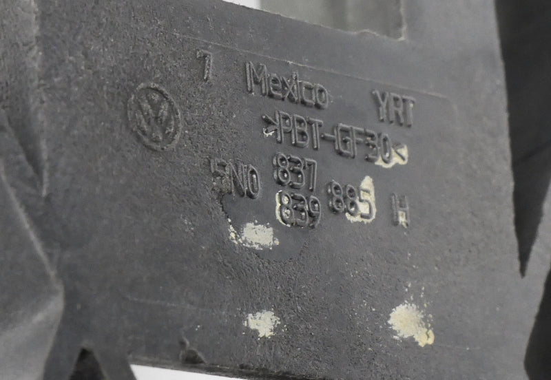 LH Front Exterior Door Handle 11-18 VW Jetta Sedan MK6 L041 - 5N0 837 839 885 H