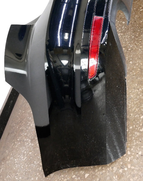 Rear Bumper Cover 15-18 VW Jetta Sedan MK6 L041 Black - Genuine - 5C6 807 421 H