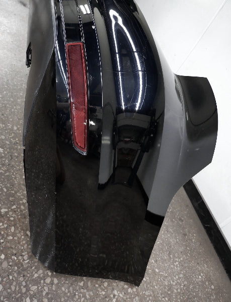 Rear Bumper Cover 15-18 VW Jetta Sedan MK6 L041 Black - Genuine - 5C6 807 421 H