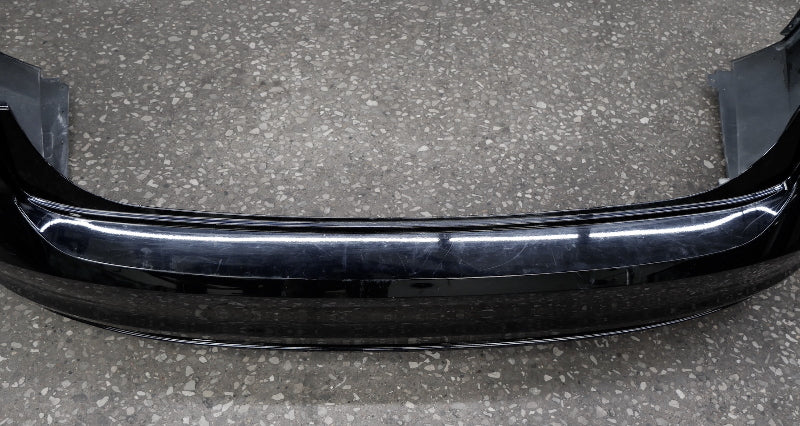 Rear Bumper Cover 15-18 VW Jetta Sedan MK6 L041 Black - Genuine - 5C6 807 421 H