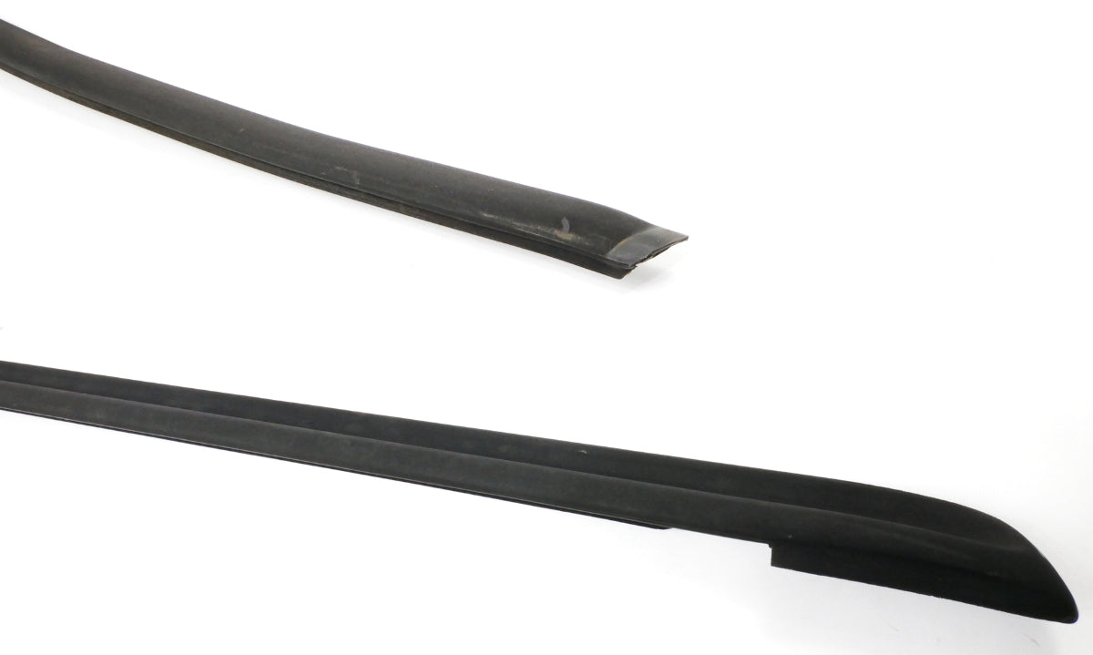 Roof Gutter Trim Seals Drip Moldings 85-92 VW Jetta MK2 - 167 853 705 A / 706 A