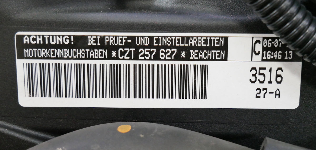 Complete Engine Motor CZTA 1.4T 16-18 VW Jetta MK6 - 106k Miles
