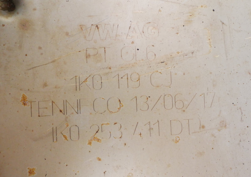 Center Exhaust Muffler Resonator 14-18 VW Jetta MK6 Sedan Genuine 1K0 253 411 DT