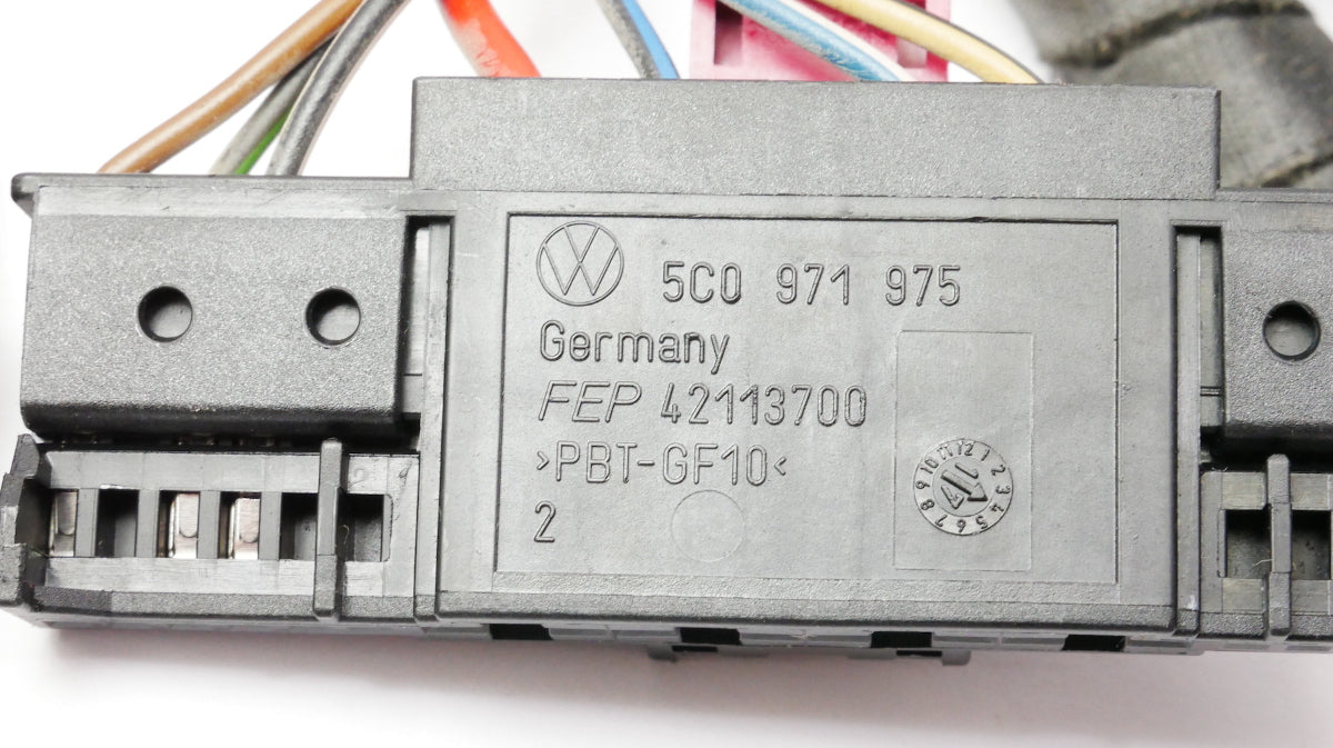 Column Switch Stalk Wiring Plugs Pigtails 11-18 VW Jetta Sedan MK6 - 5C0 971 975