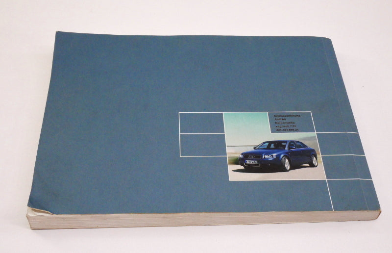 Owners Manual Book Booklet 02 2002 Audi A4 B6 - Genuine