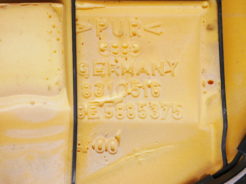 Heated Rear Seat Bench Lower Cushion 02-08 Audi A4 B6 B7 SEDAN ~ Dark Grey Vinyl