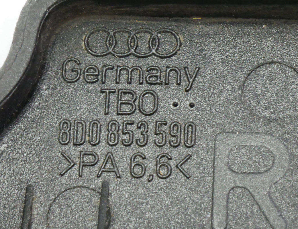 RH Exterior B Pillar Small Trim Cover 96-02 Audi A4 S4 B5 Genuine - 8D0 853 590