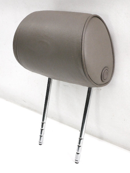 LH Front Grey Leather Seat Head Rest Headrest 96-02 Audi A4 S4 B5 - Genuine