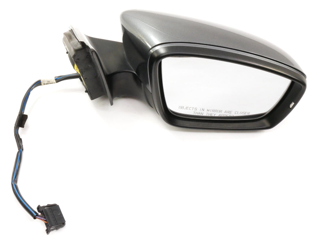 RH Side View Door Exterior Mirror 11-18 VW Jetta MK6 Sedan LD7X Grey - Genuine