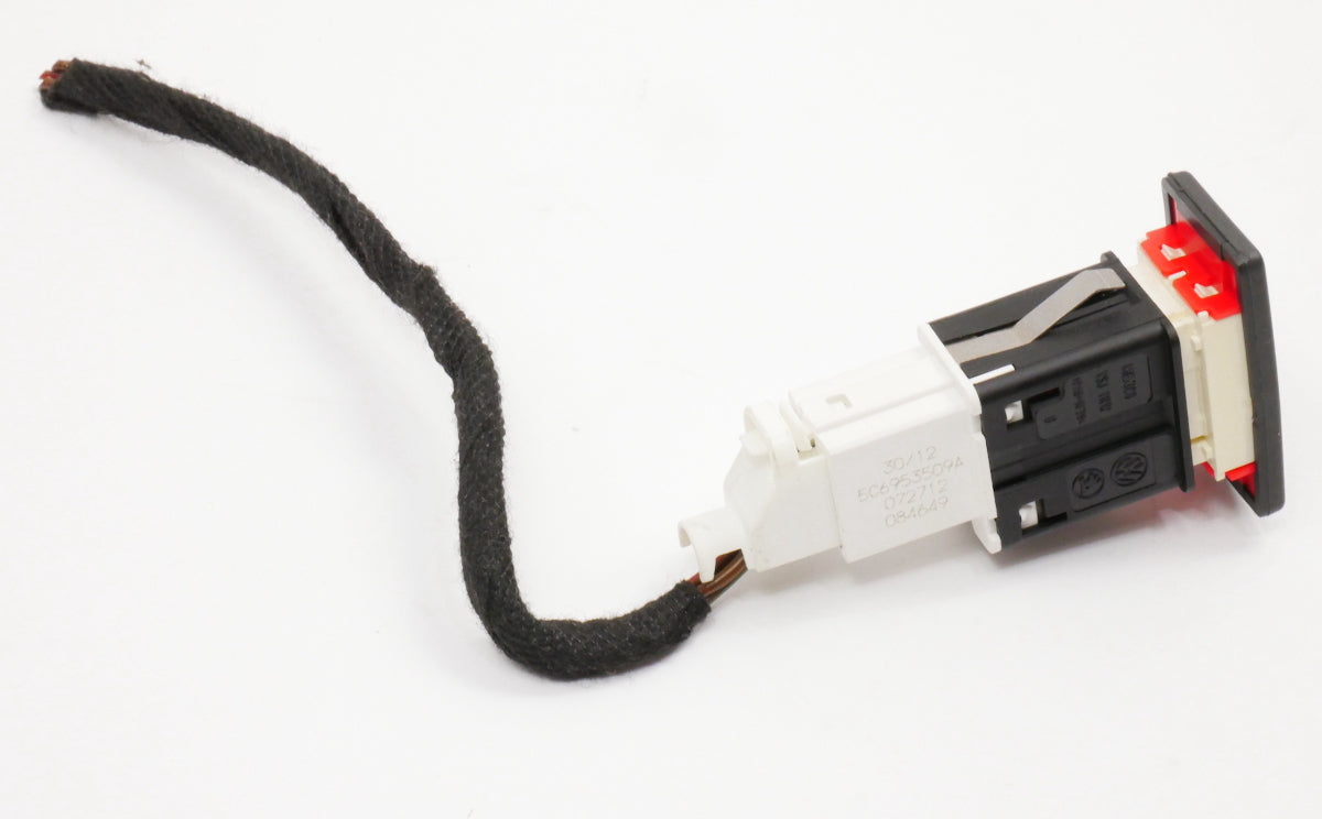 Hazard Flashers Switch Control Button 11-14 VW Jetta MK6 Genuine 5C6 953 509 A