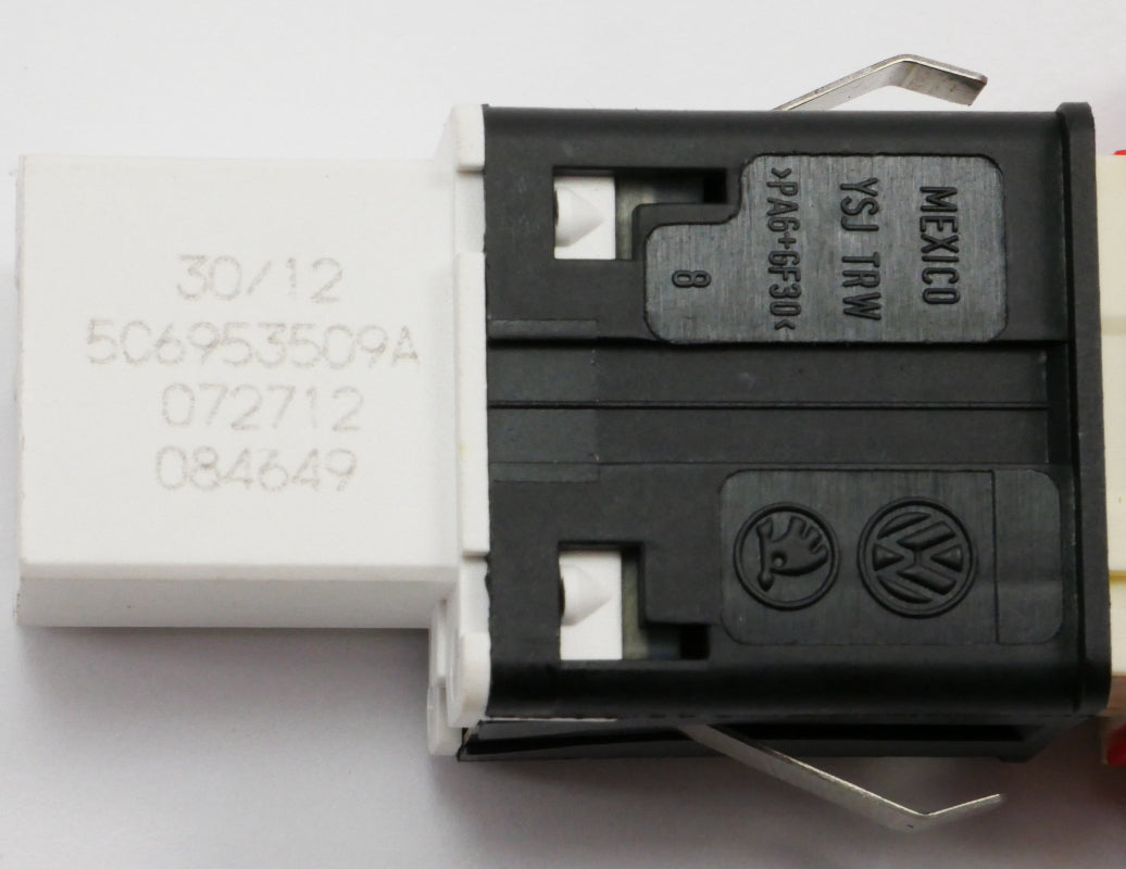 Hazard Flashers Switch Control Button 11-14 VW Jetta MK6 Genuine 5C6 953 509 A