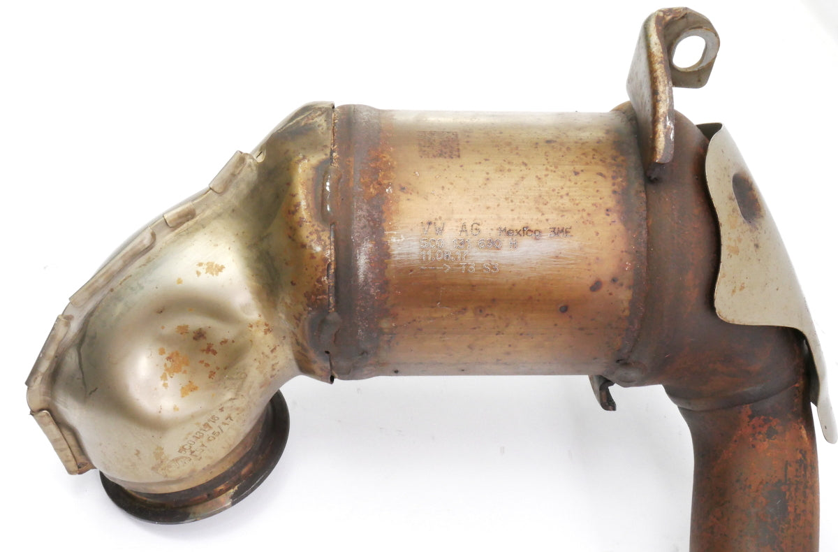 Exhaust Down Flex Pipe 16-18 VW Jetta 1.4T MK6 - Genuine - 5C0 131 701 AD / 5C0 131 690 H