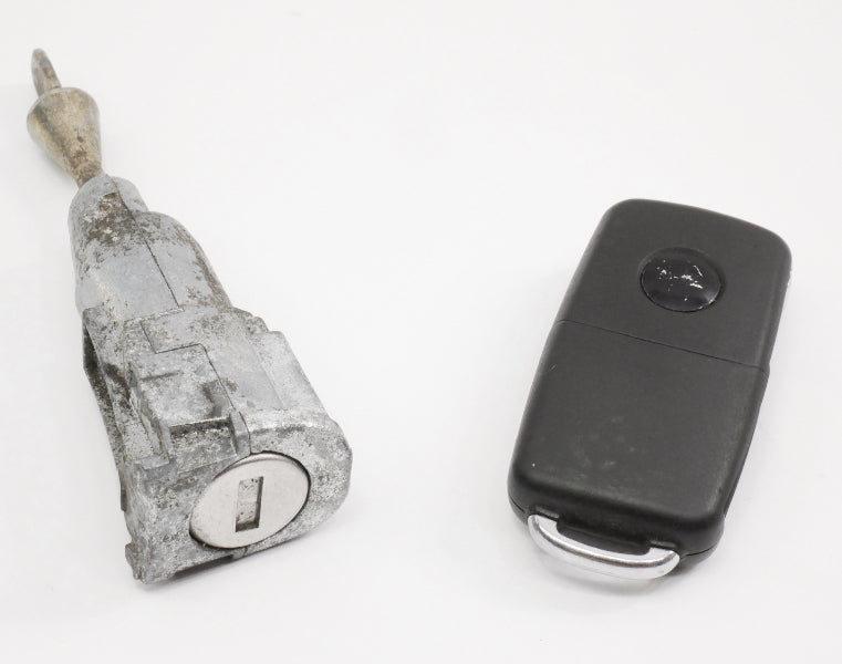 11-14 VW Jetta Sedan MK6 Kessy Key FOB Door Handle Lock Set - 5C6 837 168 A