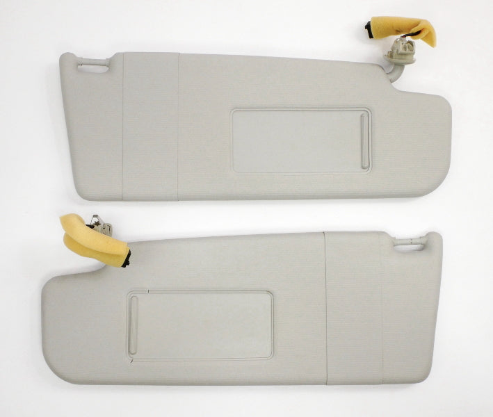 Sun Visor Set 11-18 VW Jetta MK6 Sedan Pearl Grey Genuine  5C6 857 552 / 551 A