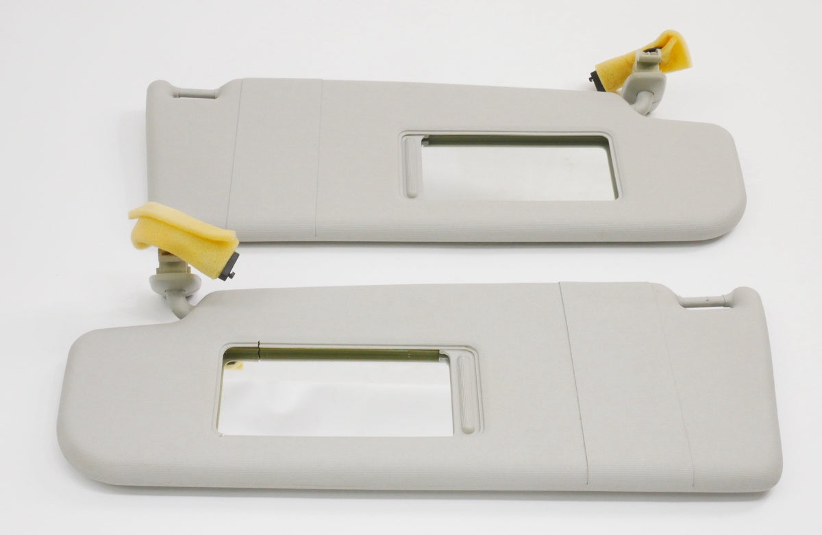 Sun Visor Set 11-18 VW Jetta MK6 Sedan Pearl Grey Genuine  5C6 857 552 / 551 A