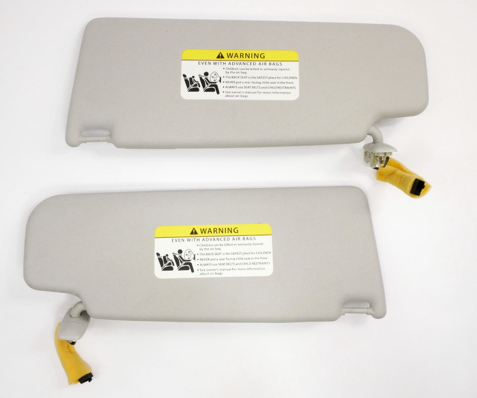 Sun Visor Set 11-18 VW Jetta MK6 Sedan Pearl Grey Genuine  5C6 857 552 / 551 A