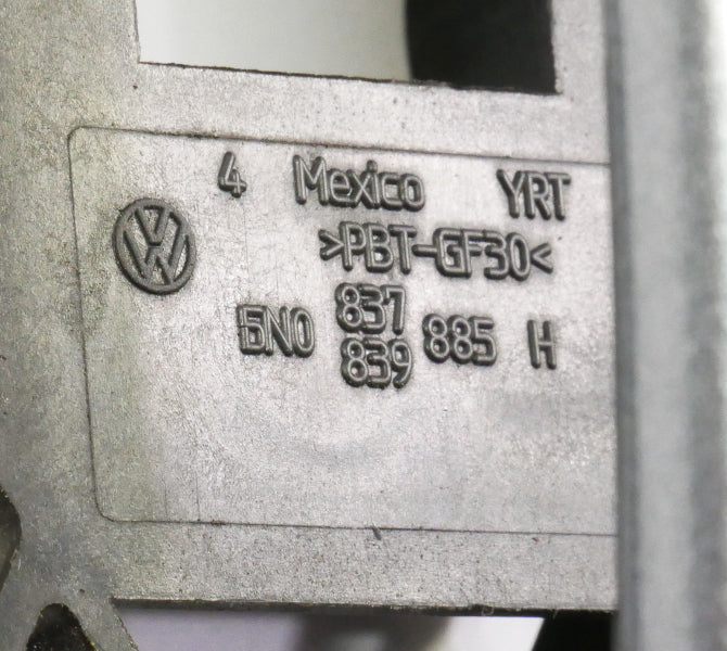 Exterior Door Handle & Bracket 11-18 VW Jetta Sedan MK6 LD7X ~ 5N0 837 839 885 H