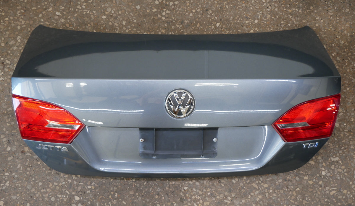 Trunk Lid Rear Bumper Tail Lights 11-14 VW Jetta Sedan MK6 - LD7X Grey - Genuine