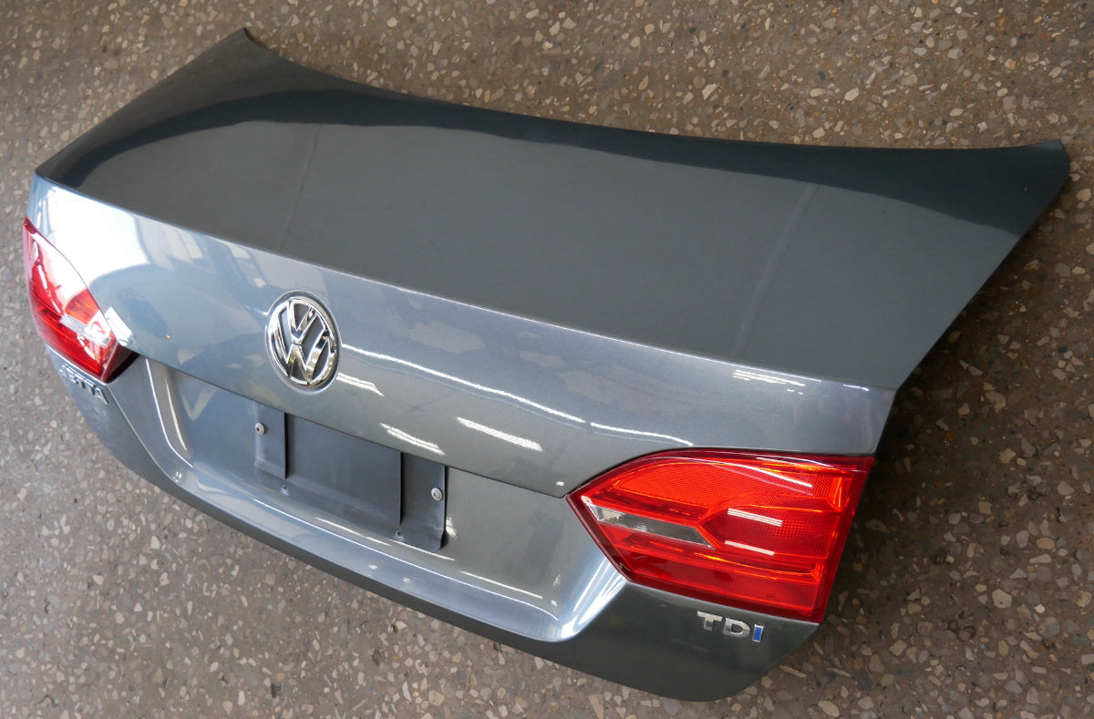 Trunk Lid Rear Bumper Tail Lights 11-14 VW Jetta Sedan MK6 - LD7X Grey - Genuine