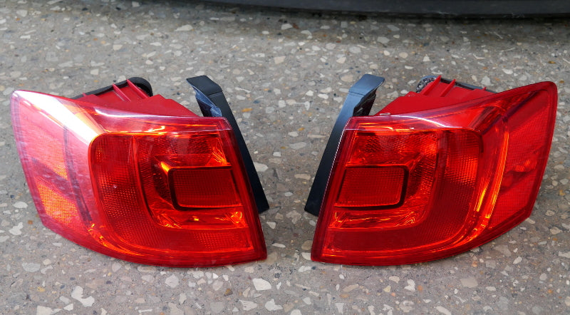 Trunk Lid Rear Bumper Tail Lights 11-14 VW Jetta Sedan MK6 - LD7X Grey - Genuine