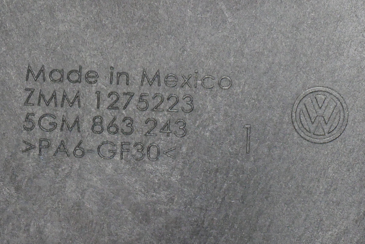 Center Console 15-21 VW Golf GTI Sportwagen Alltrack MK7 - Genuine - 5GM 863 243